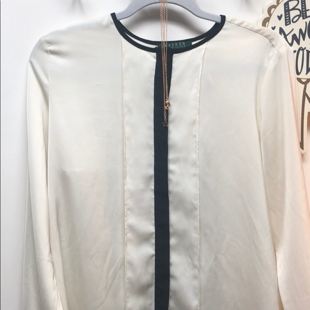 Ralph Lauren long sleeved dressy top